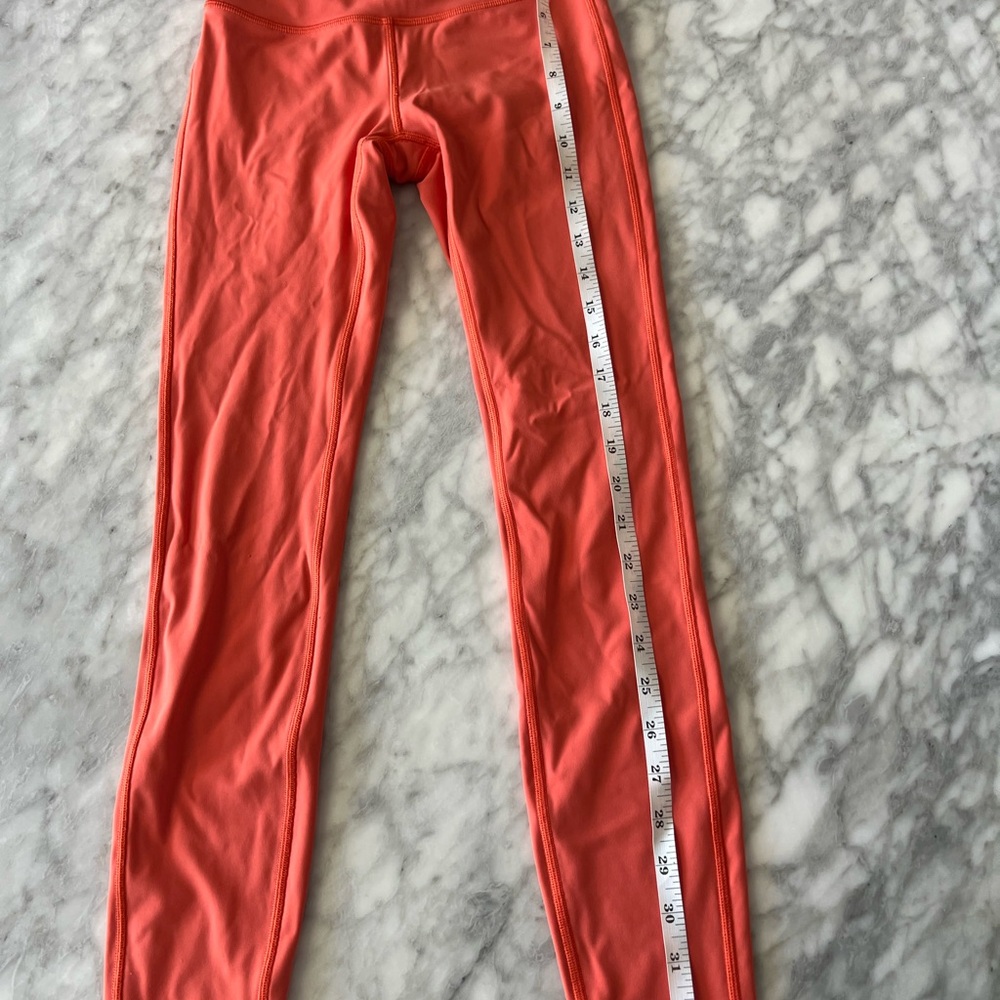 lululemon athletica orange  Leggings Size 2